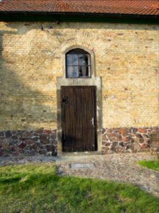Kirche Grabo bei Straach -Hauptportal im Detail- Ende September 2020