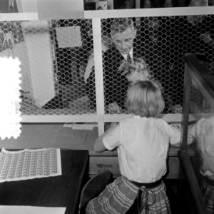 Kinderpostzegels in kinderpostkantoor, Bestanddeelnr 904-8494