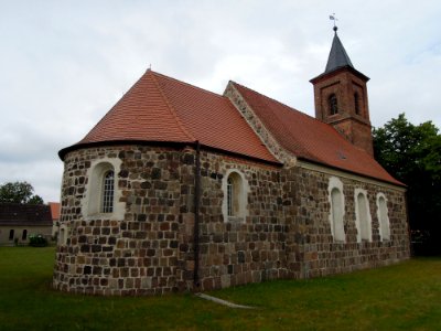 Kirche Gadegast -Nordostansicht- August 2020