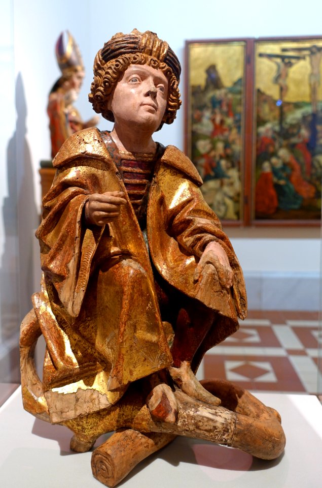 King from a Root of Jesse, by Michael Pacher, c. 1480-1490, poplar wood - Bode-Museum - DSC03560