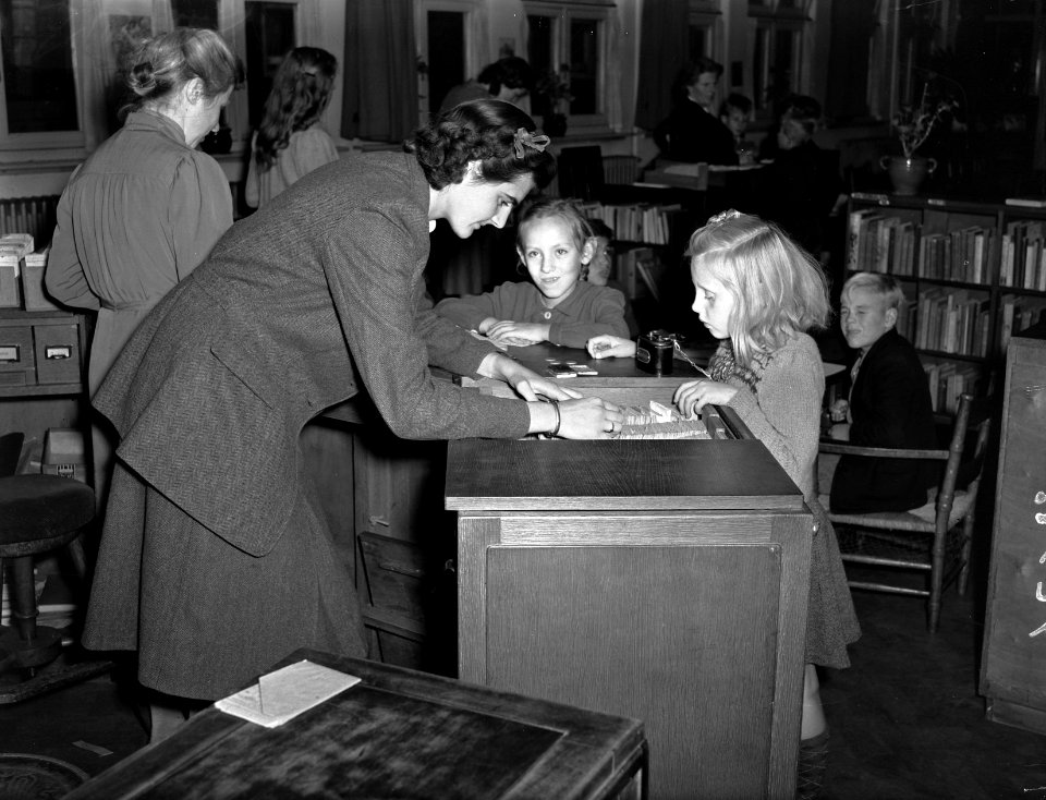 Kinderleeszaal Wijdesteeg te Amsterdam, Bestanddeelnr 902-3976