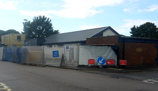 Kingdom Hall, Raglan Street, Southsea (August 2017, during rebuilding) (2)