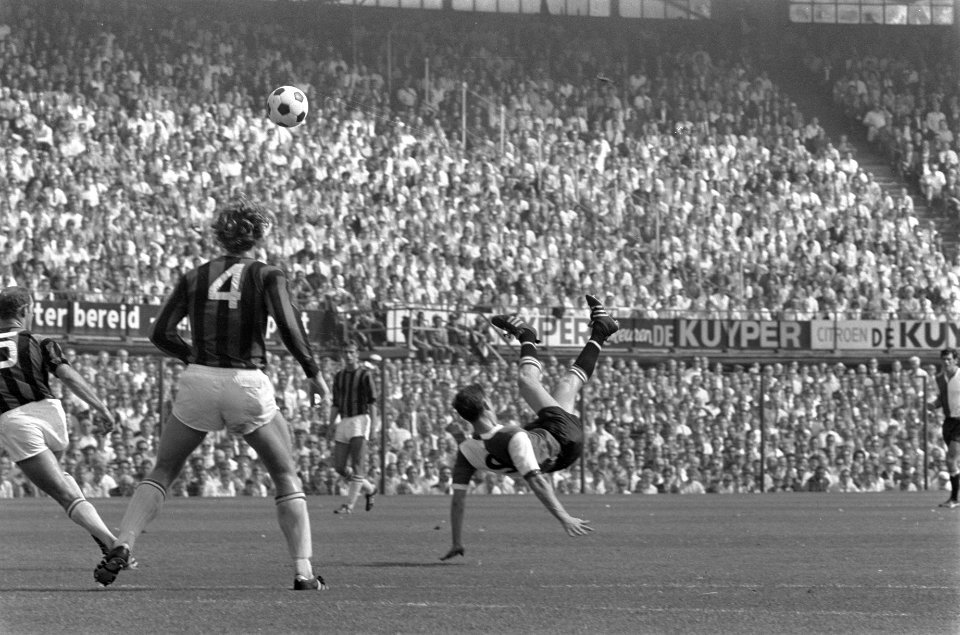 Kindvall (Feyenoord) in actie, Bestanddeelnr 921-6250