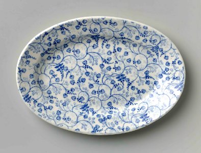 Kinderservies met blauwe ranken (1867), Petrus Regout & Co (9)