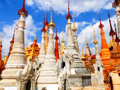 Inlesee myanmar pagoda photo