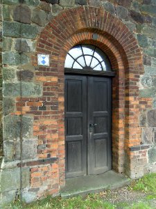 Kirche Gadegast -Westportal bzw Hauptzugang- August 2020