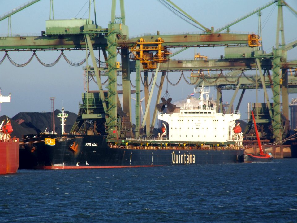 King Coal - IMO 9118678 02feb07, Mississippi harbour, Port of Rotterdam, Holland 01-Jan-2008