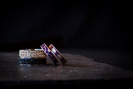 Ring rhinestones commitment