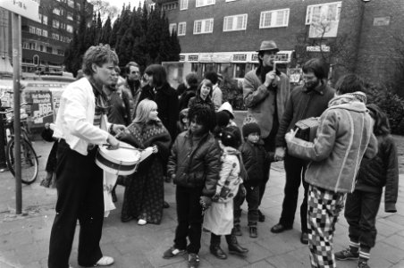 Kinderoptocht tegen racisme en fascisme in Amsterdam, Bestanddeelnr 932-0629