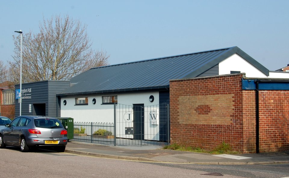 Kingdom Hall, Raglan Street, Southsea (March 2019, after rebuilding) (5)
