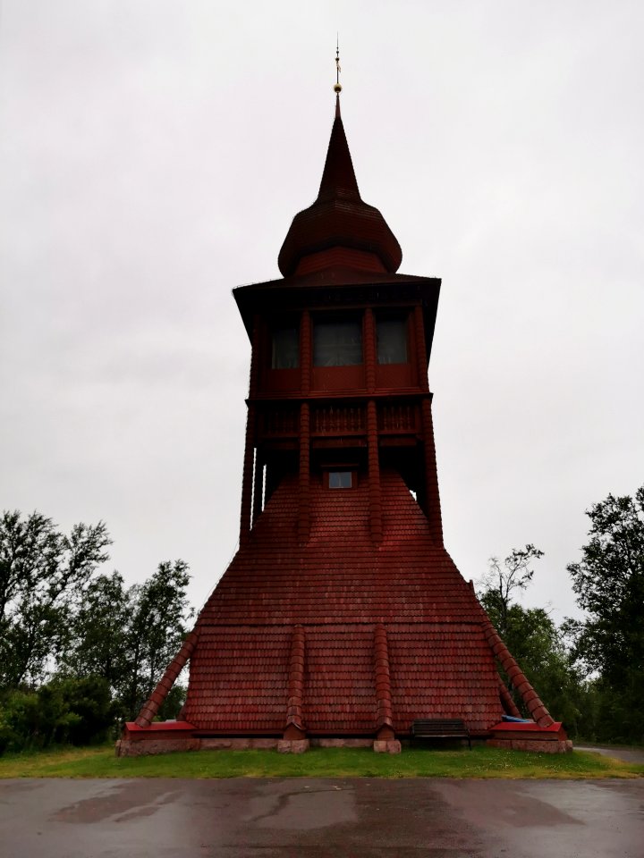 Kiruna kyrka klockstapel