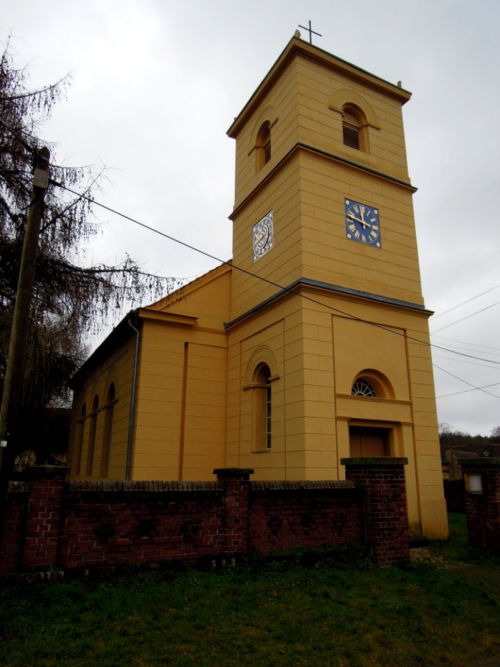 Kirche Woltersdorf -Nordwestansicht- Ende Dezember 2019a