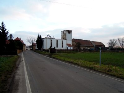 Kirchruine Tellschütz Blick von Norden fern 2015