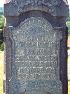Kirchner (Johann Philip), Zion Cemetery, Baldwin, 2015-09-15, 02