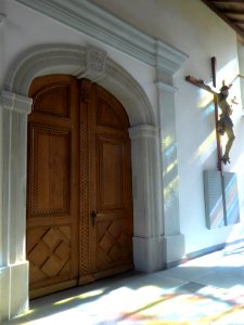 Kirche Mosnang Westportal