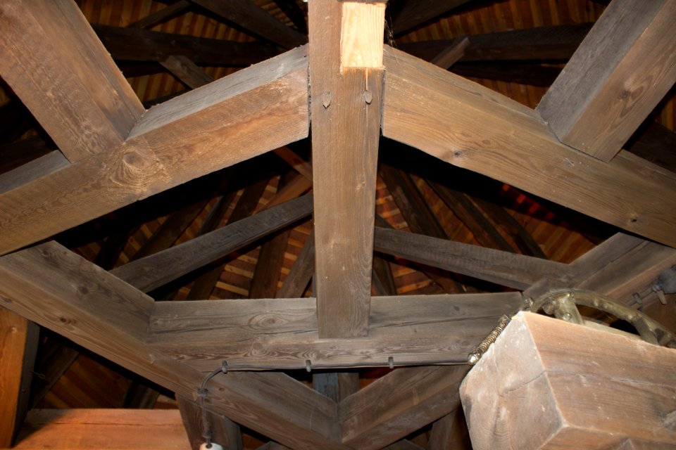 Kirche Proschim - Dachstuhl Kirchturm