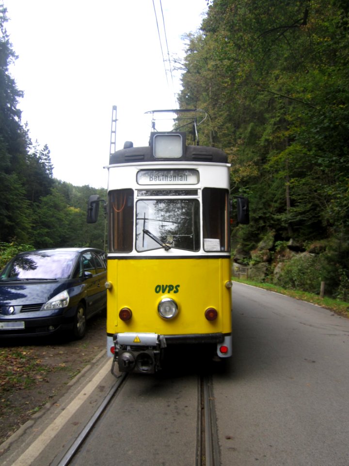 Kirnitzschtalbahn Frontansicht