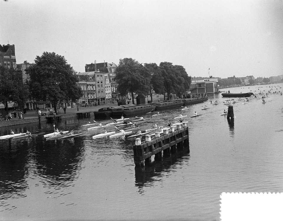 Kanoraces door Amsterdam, Bestanddeelnr 906-4942