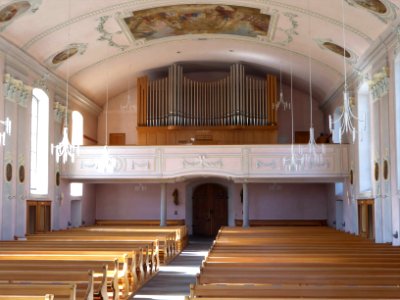 Kirche Mosnang Empore