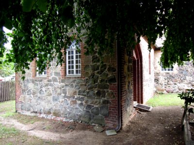 Kirche Reinsdorf -Nordflügel in der Nordnordwestansicht- August 2020