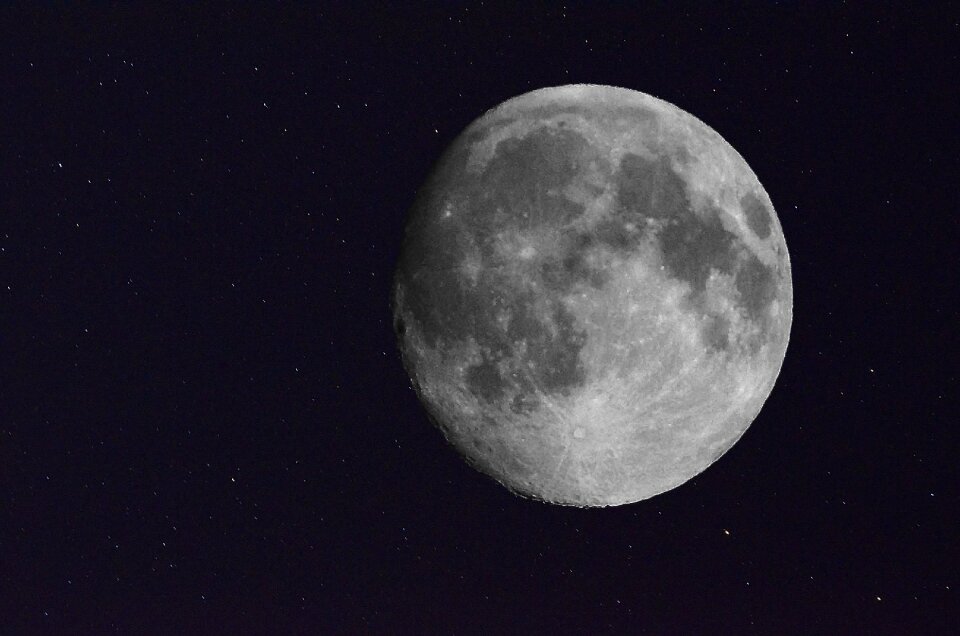 Sky night photograph moon at night