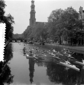 Kanoraces door Amsterdam, Bestanddeelnr 906-4937