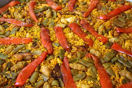 Rice traditional dish vegetables