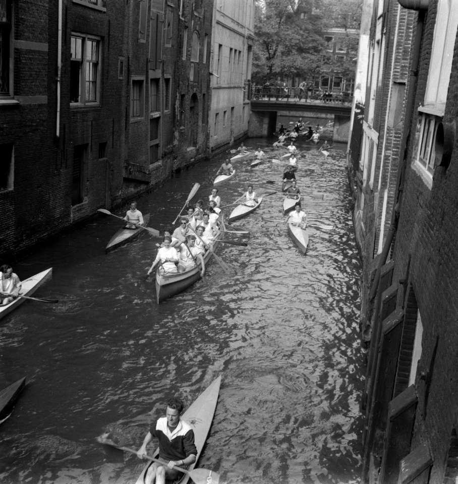 Kanoraces door Amsterdam, Bestanddeelnr 906-4939