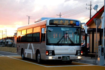 Kantou railway green bus shikamura bus stop