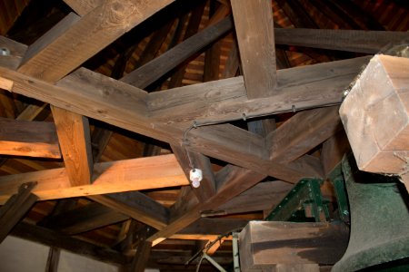 Kirche Proschim - Dachstuhl Kirchturm 2