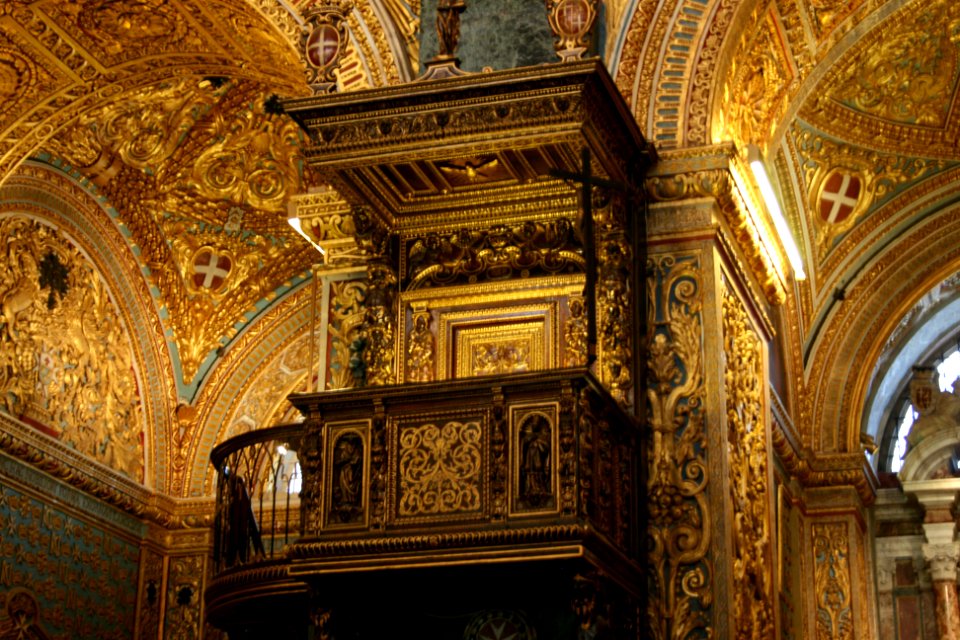 Kanzel der St. John’s Co-Cathedral