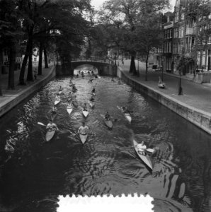 Kanoraces door Amsterdam, Bestanddeelnr 906-4936