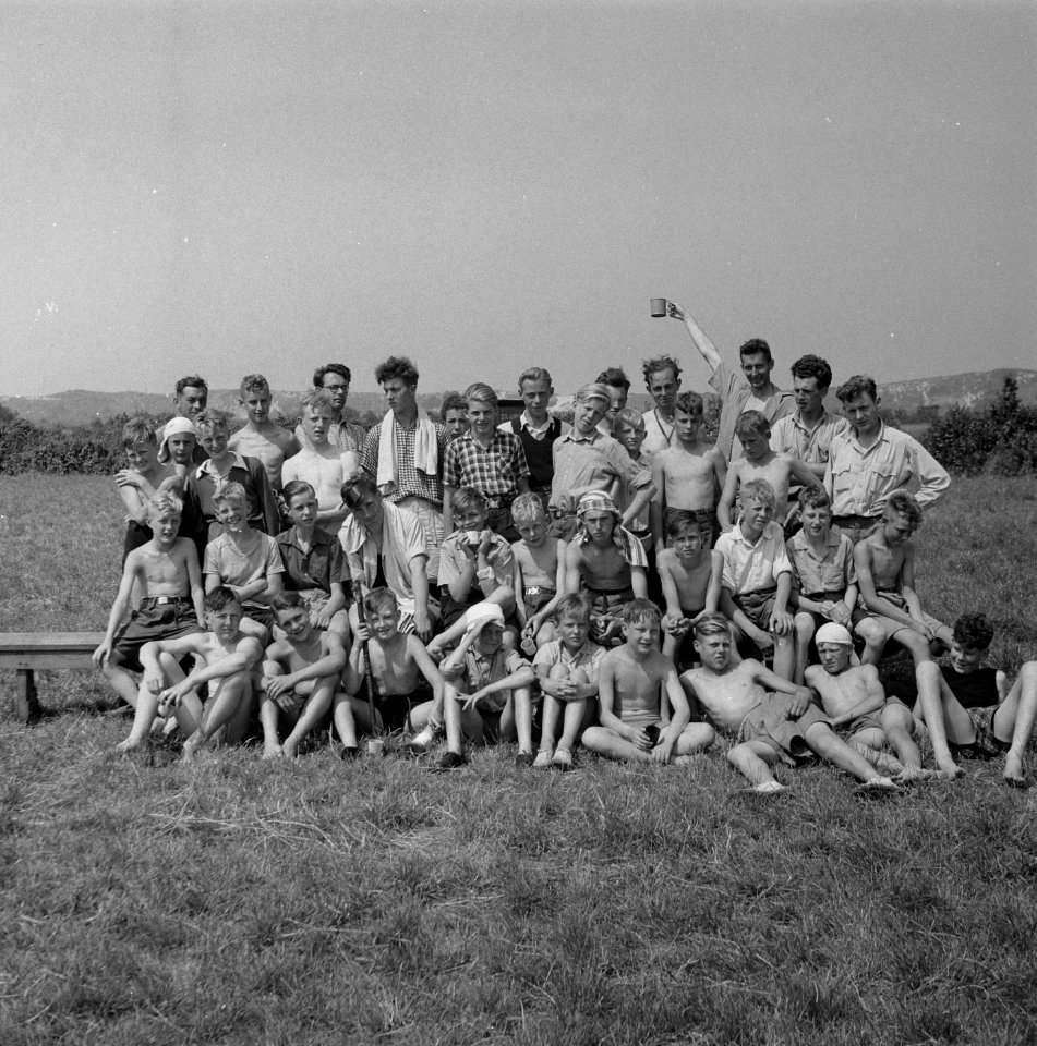 Kamp VCJC in Renesse. Totale groep, Bestanddeelnr 902-8761