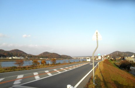 Kamisotown Kunikane Kakogawapref Hyogoprefectural road 18 Kakogawa Ono Line