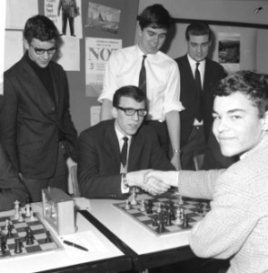 Kampioenschap jeugdschaken van Nederland te Rotterdam, winnaar Leo Kerkhoff uit , Bestanddeelnr 916-2664