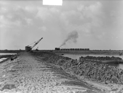 Kampen Bouwput voor grote sluizen Zuidoostpolder, Bestanddeelnr 904-4481