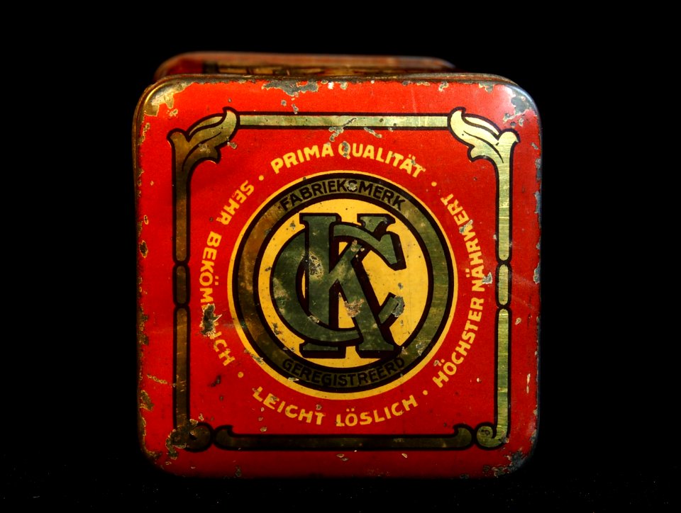 Kamphuys cacao Zaandam blikje 500gram bestemd voor Duitsland, foto5