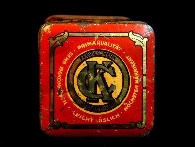 Kamphuys cacao Zaandam blikje 500gram bestemd voor Duitsland, foto5