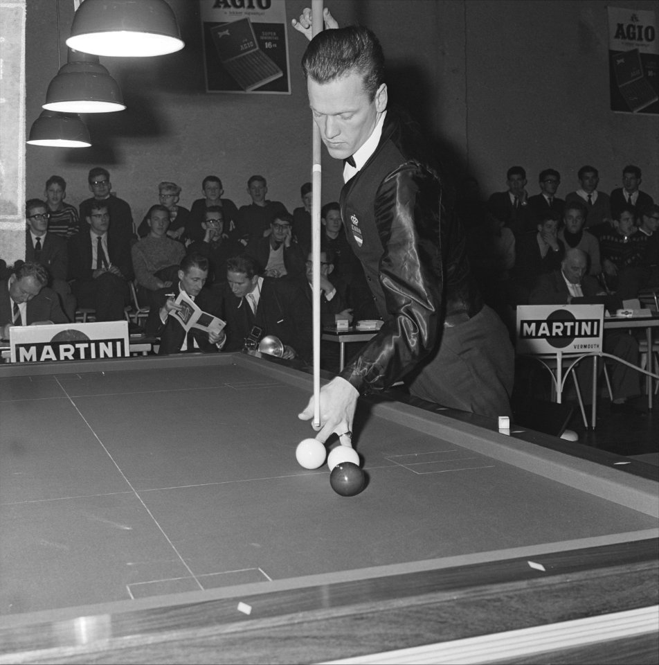 Kampioenschap Biljarten in Eersel 712 Vultink Hans aan stoot, Bestanddeelnr 915-8421
