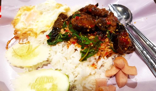Ka-phrao that, Bangkok, 2019-05-30
