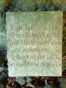 Kapp-Putsch memorial at Hauptfriedhof Waltershausen 3