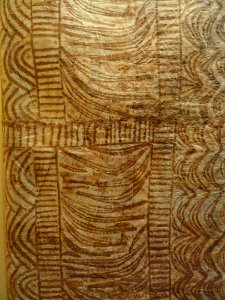 Kapa or Tapa cloth, Hawaii, possibly collected by Captain James Cook, before 1869 - Pacific collection - Peabody Museum, Harvard University - DSC05750