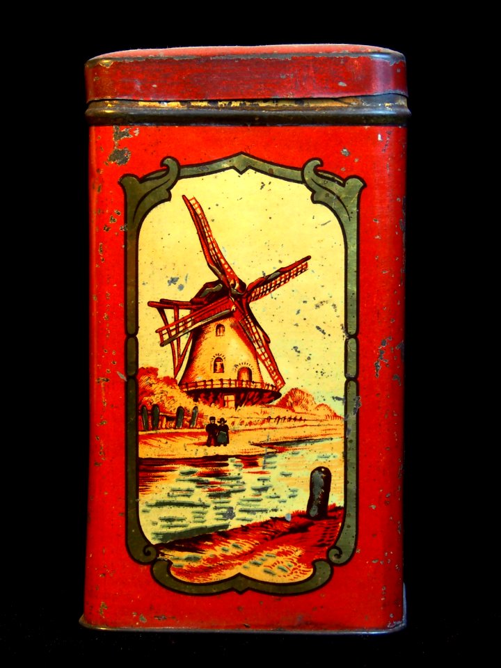 Kamphuys cacao Zaandam blikje 500gram bestemd voor Duitsland, foto2