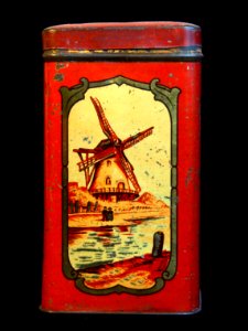 Kamphuys cacao Zaandam blikje 500gram bestemd voor Duitsland, foto2