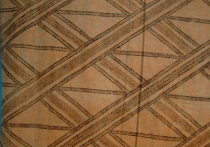 Kapa bed cover top sheet, Hawaiian Islands, Honolulu Museum of Art, 3957