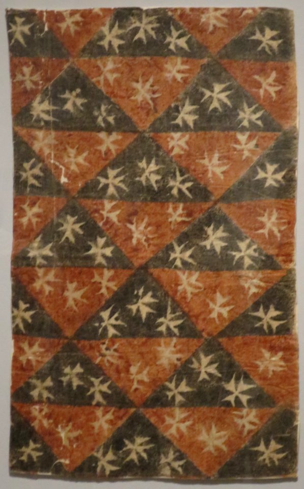 Kapa (bark cloth from Hawaii, Honolulu Museum of Art accession 1084.1