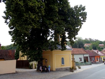 Kaple Proměnění Páně, Mokrá - pohled zezadu
