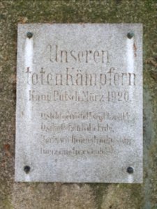 Kapp-Putsch memorial at Hauptfriedhof Waltershausen 2