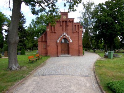 Kapelle auf dem kommunalen Friedhof in Zahna 2017c