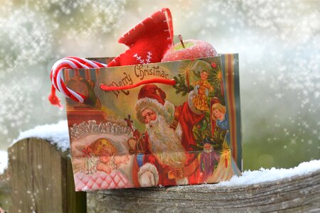 Bag santa claus gift